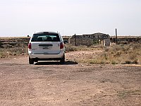 USA - Two Guns AZ - Tourist Complex Ruins Mountain Lions Sign (27 Apr 2009)